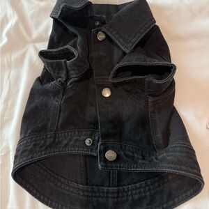 Black Denim Dog Jacket - Brand: